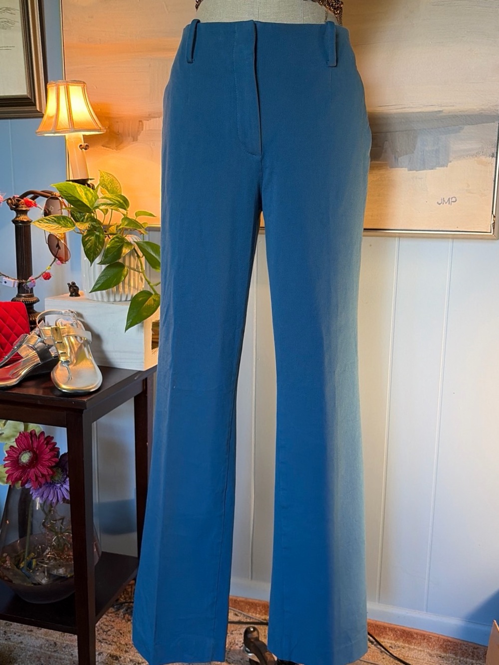 Talbots Teal Wide-Leg Trousers